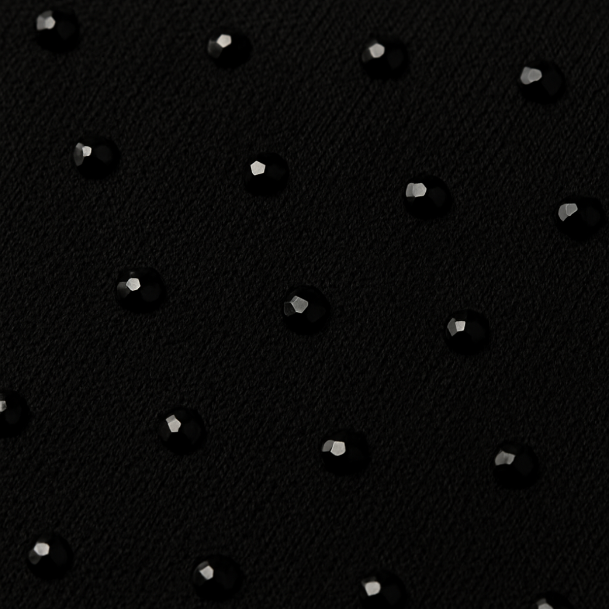 Oversize Black Tee - Crystal Black
