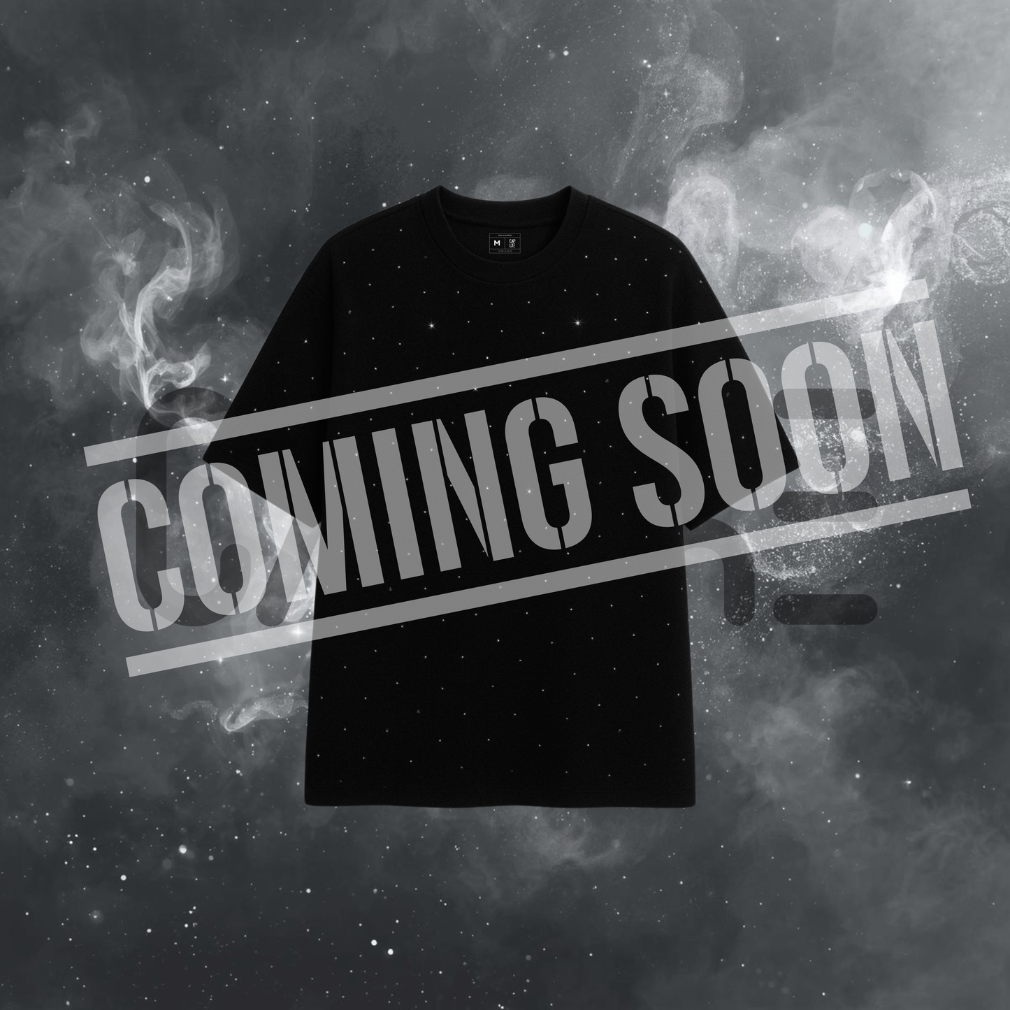 Crystal Black Tee / Playera negra con Pedrería